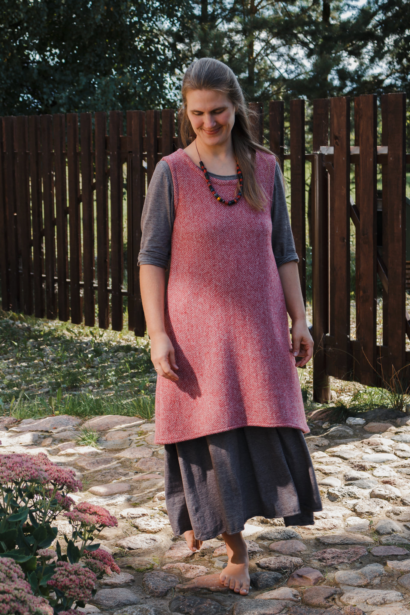 Sleeveless Woolen Tunic