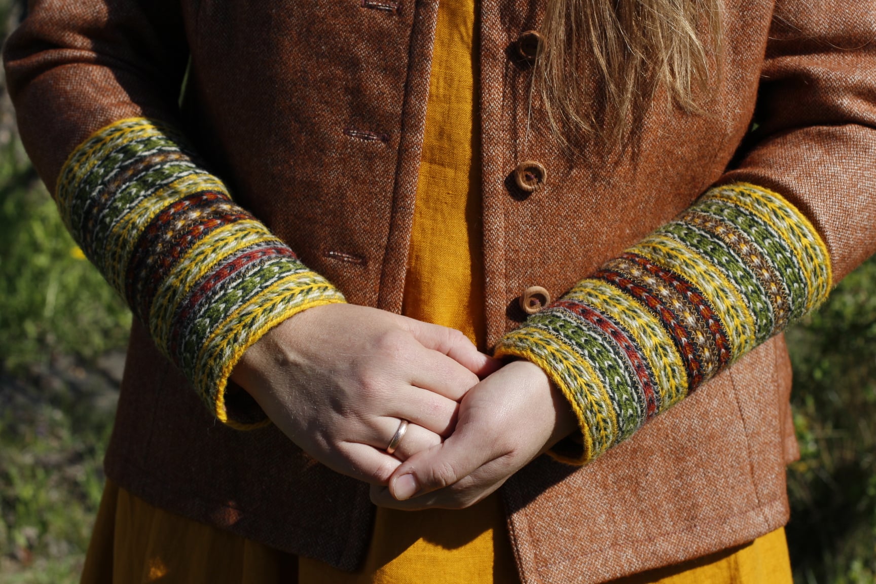 Wool Women's Blazer with Buttons