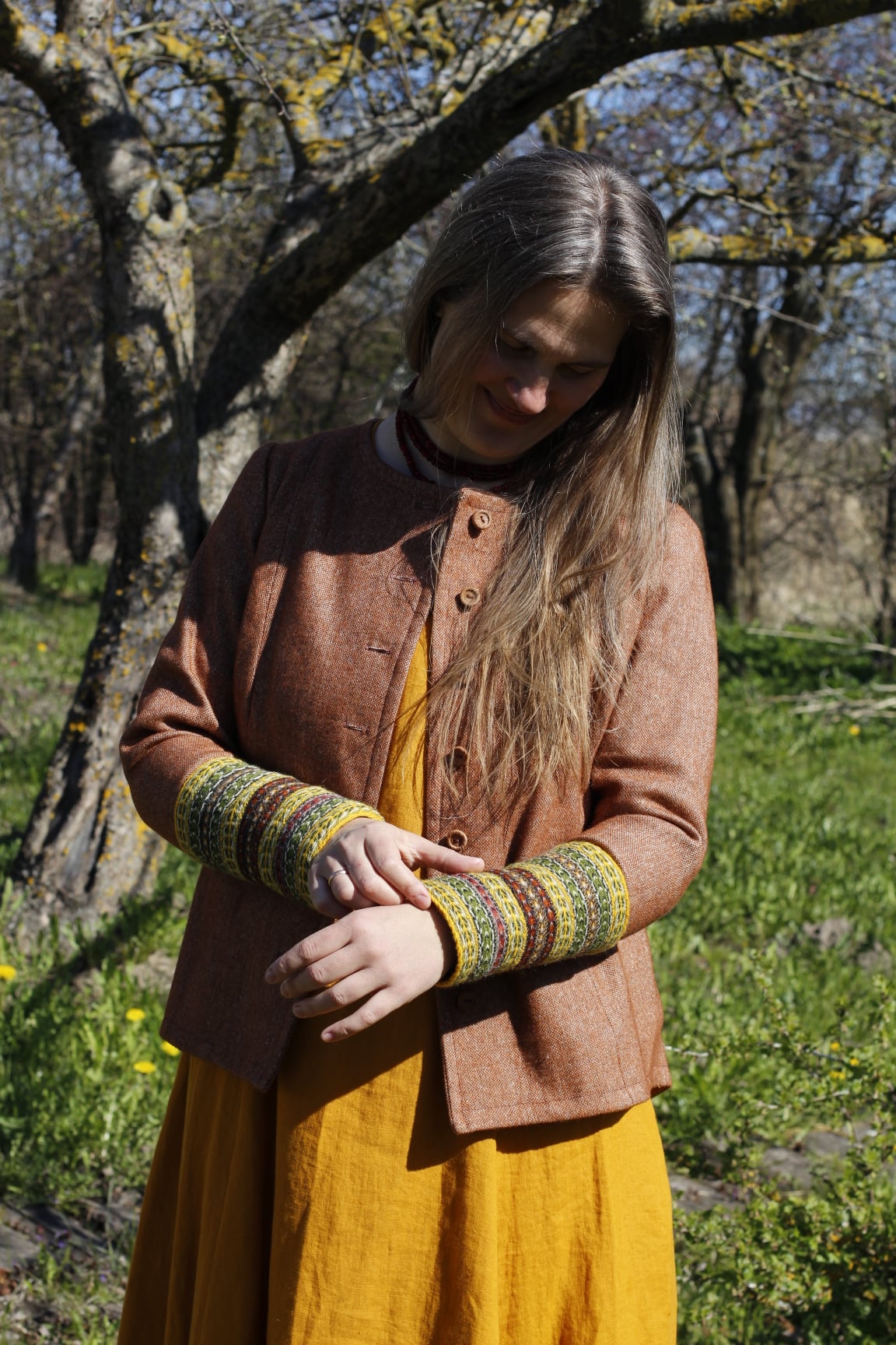 Wool Women's Blazer with Buttons