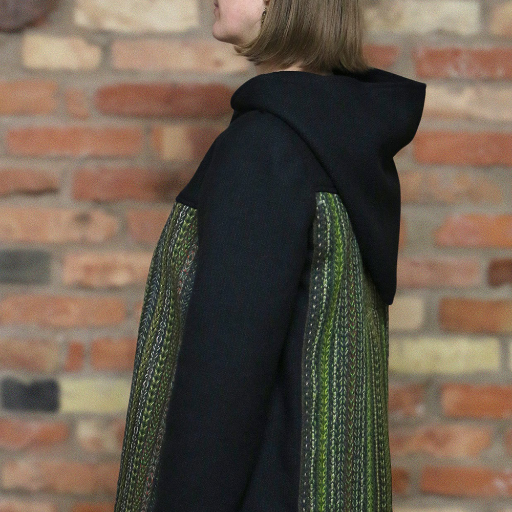 Unique Coats Made from Woven Bands