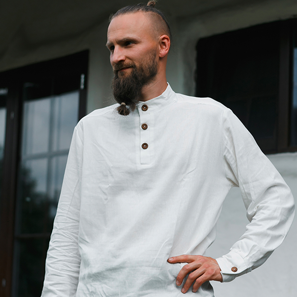 Classic men's linen shirt