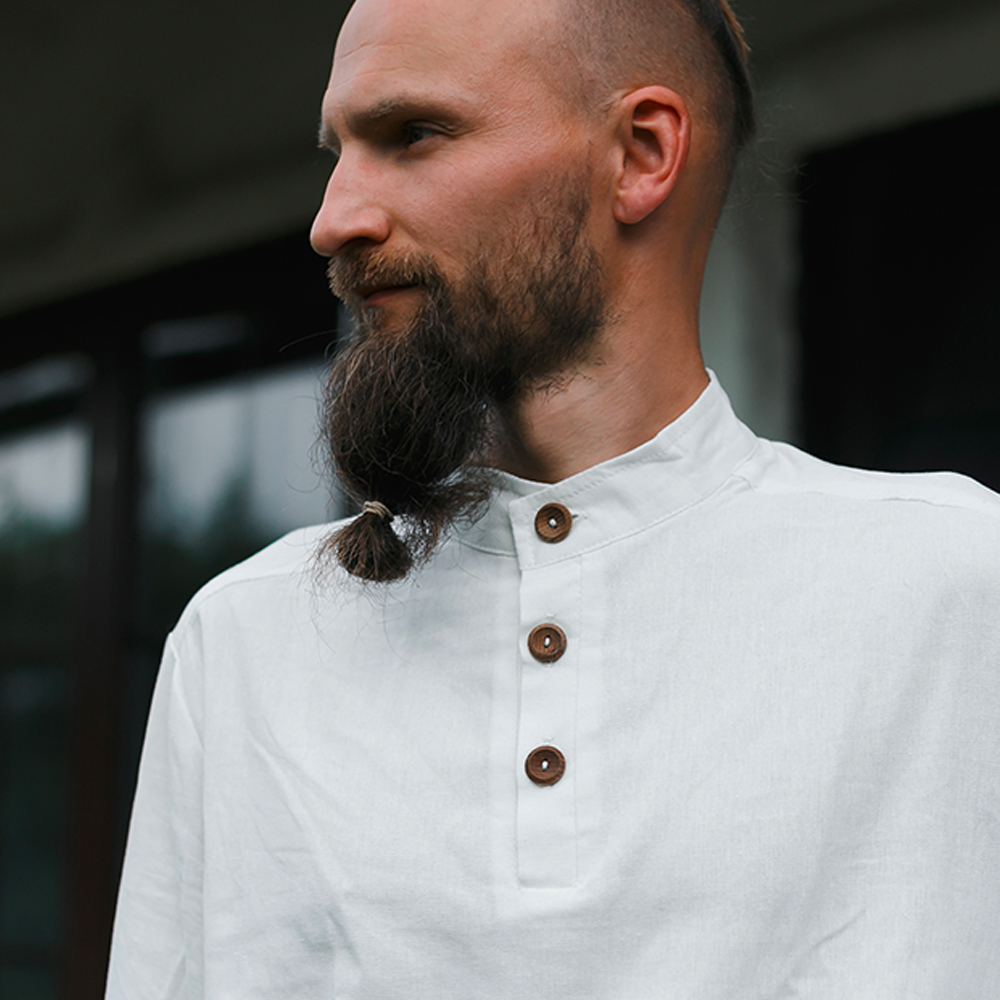 Classic men's linen shirt