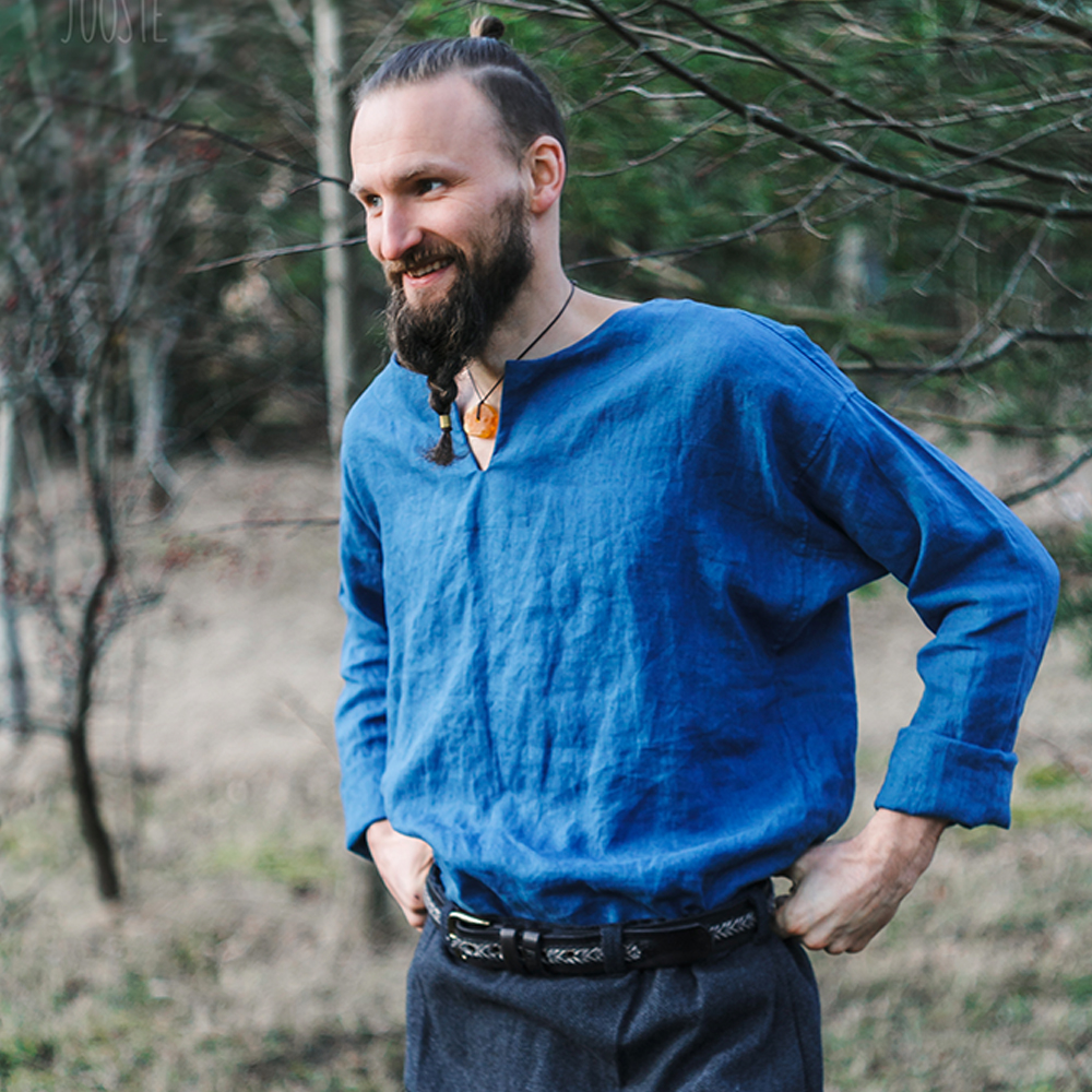 Ceremonial men's linen shirts