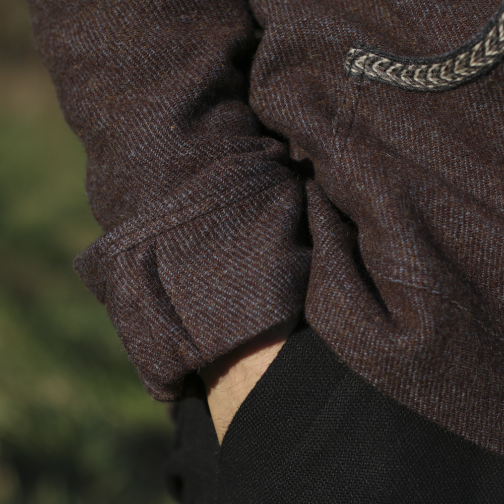 Woolen men's hoodie