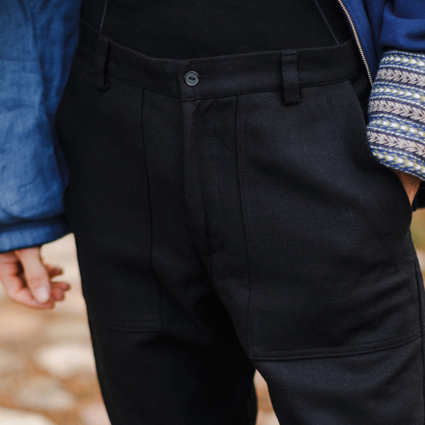 Classic men's wool trousers