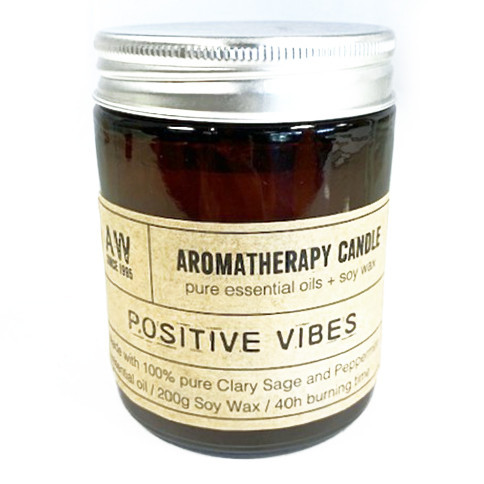Grande Bougie aromathérapie - Positives vibes  
