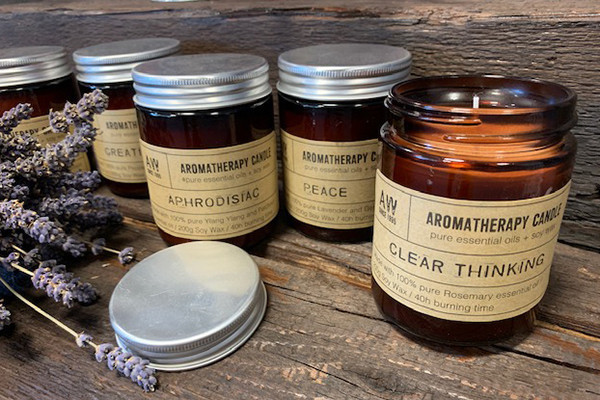 Grande Bougie aromathérapie - Positives vibes  