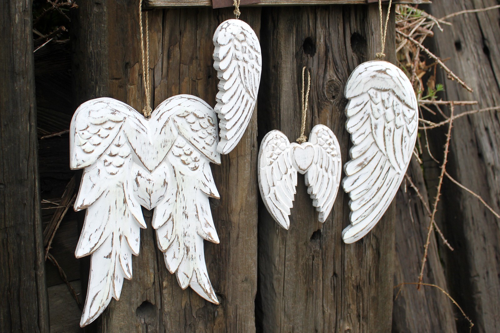 Suspension en bois  - Aile d'ange - Promesse