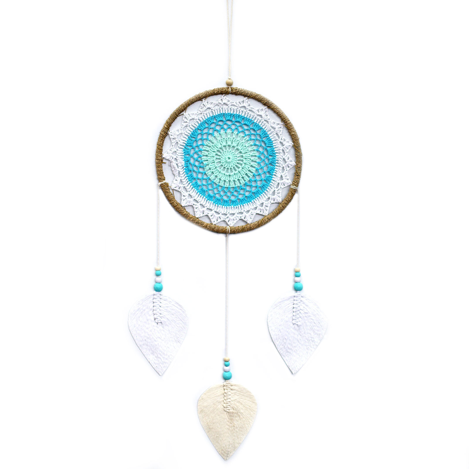 Attrape-rêve sweet - Touche turquoise