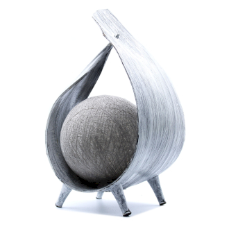 Lampe naturelle coco design - Douceur de neige