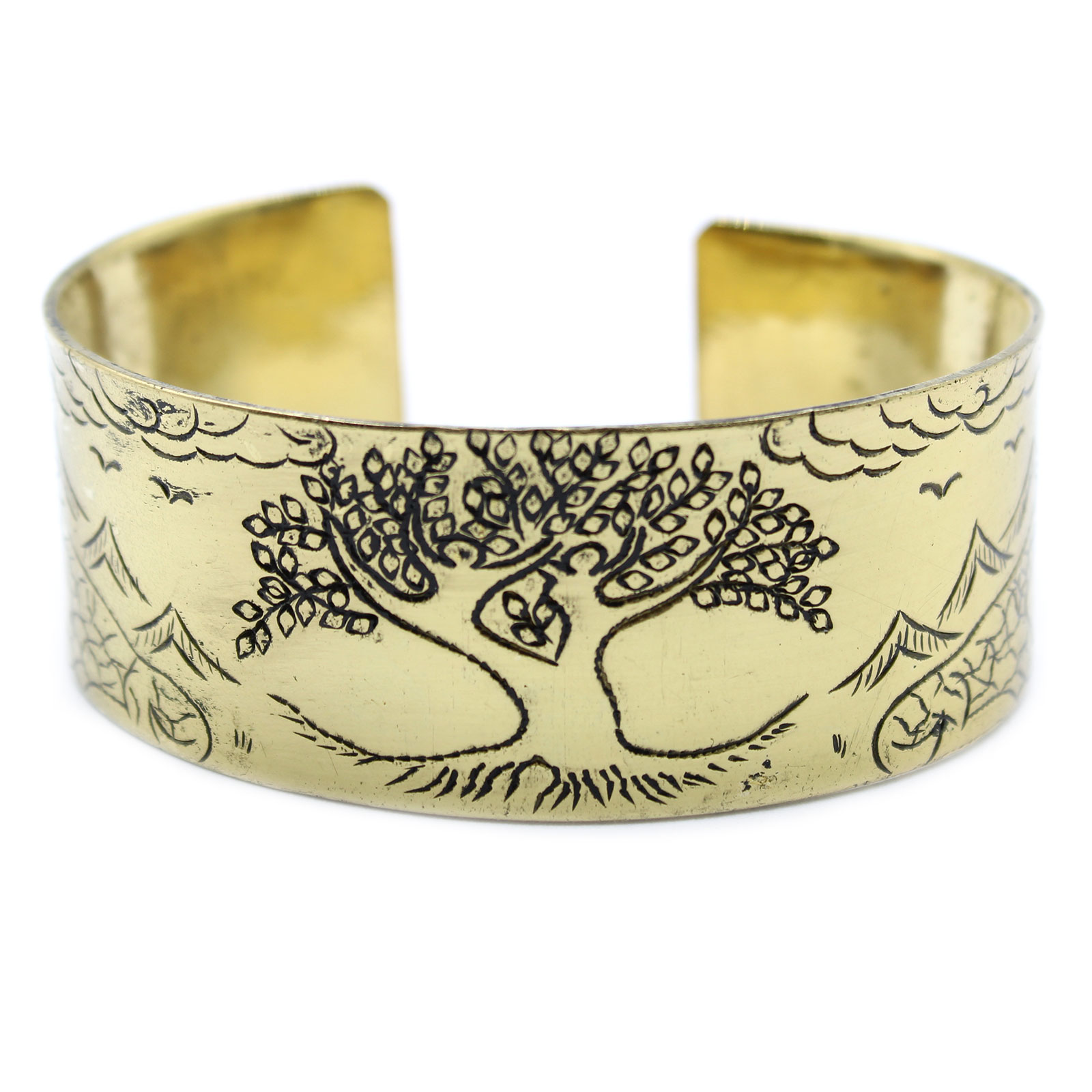 Bracelet tibetain en laiton - Mantra