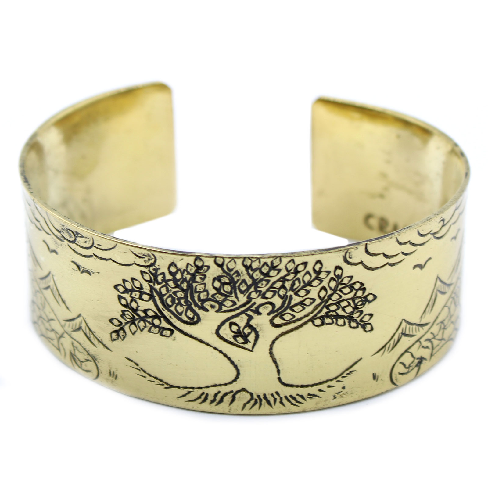 Bracelet tibetain en laiton  - Mantra 