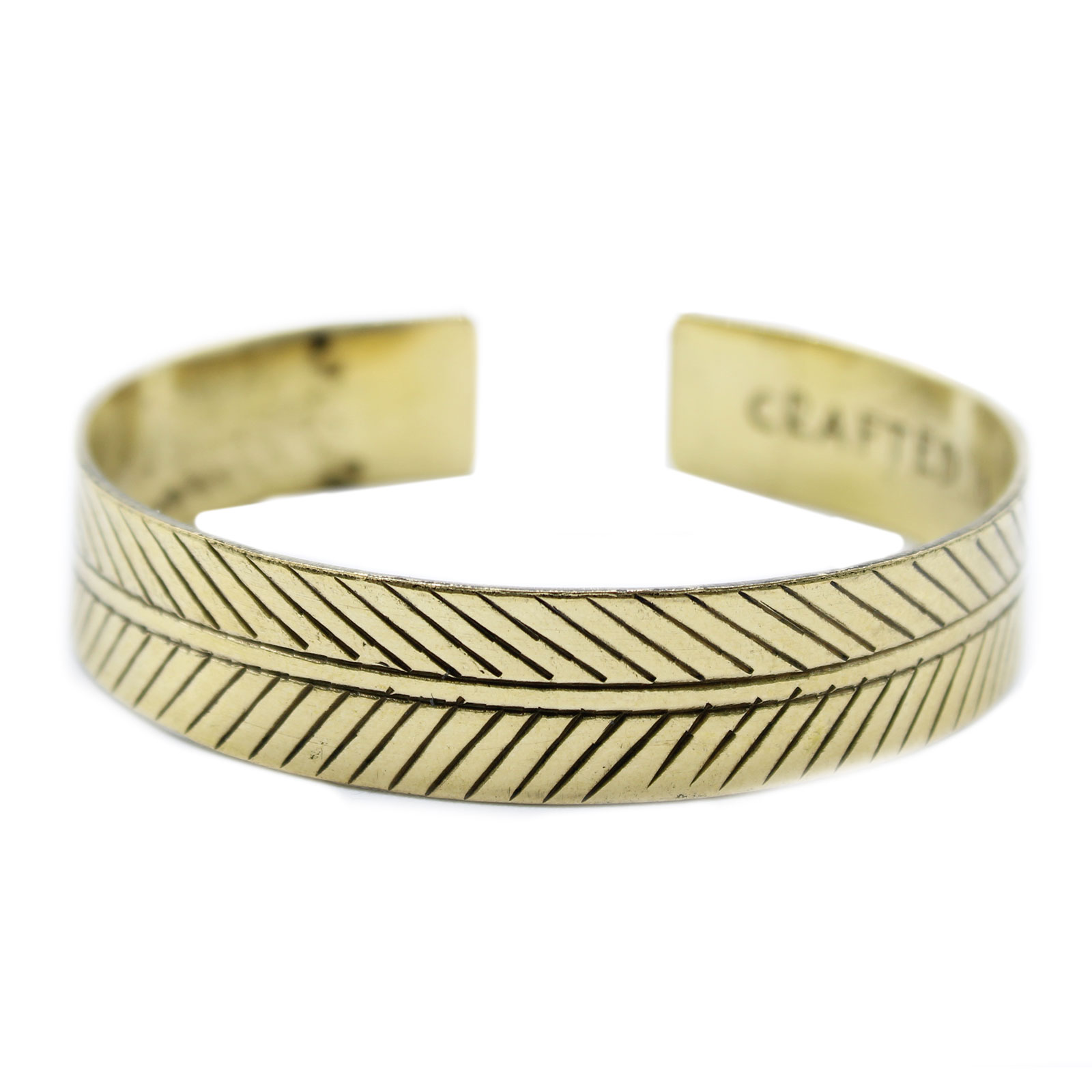 Bracelet tibetain en Laiton  -  Inspiration tribale