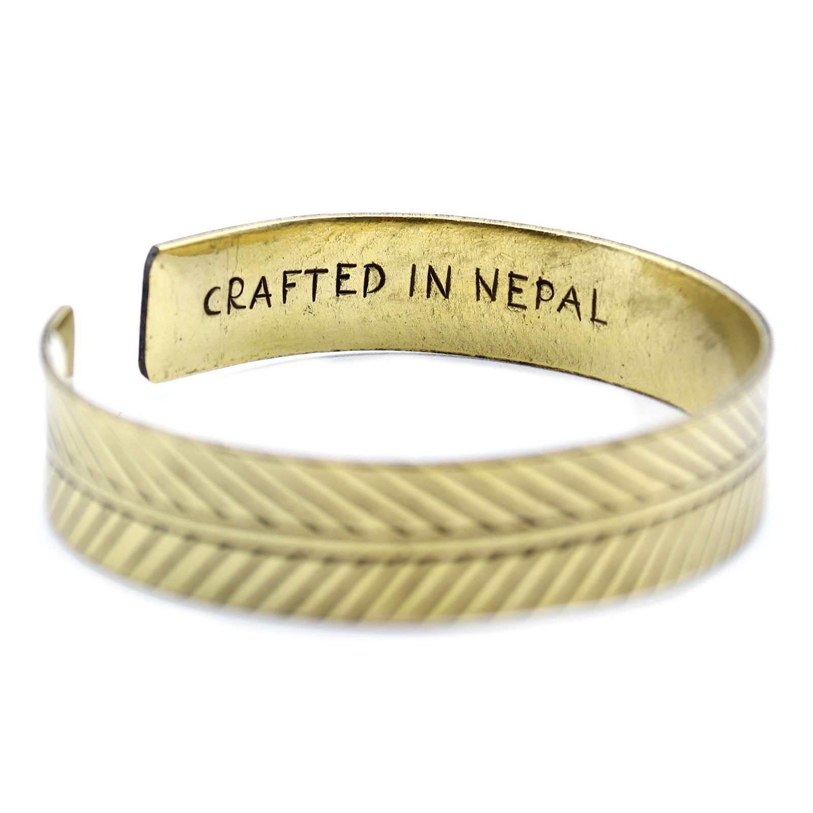 Bracelet tibetain en Laiton  -  Inspiration tribale