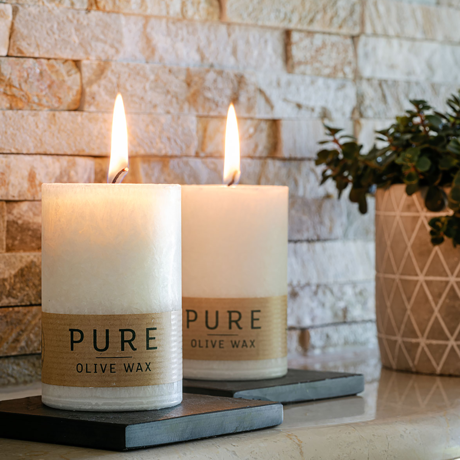 Bougie naturelle PURE