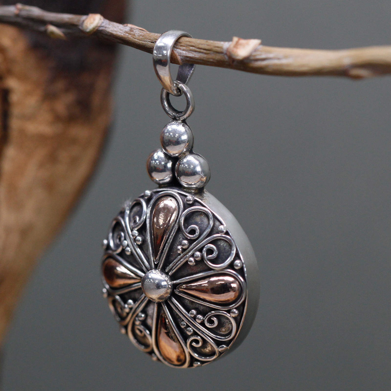 Pendentif d'or et d'argent Prestige - Vibe bohème