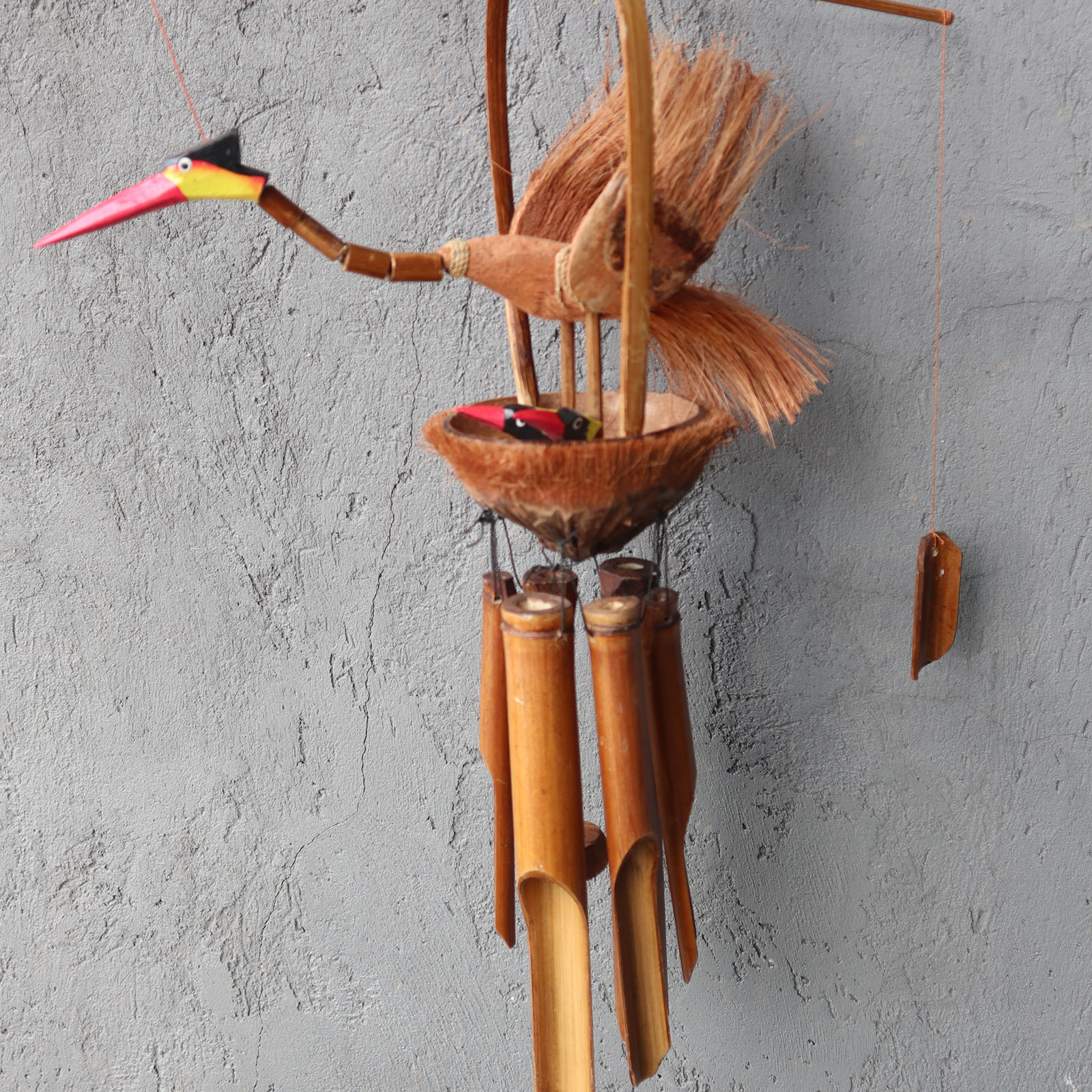 Carillon Éoliens de Montagne en Bambou - Amour maternelle