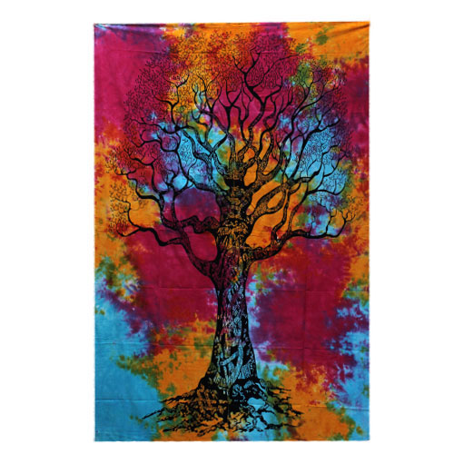 Tenture murale / couvre lit - Arbre de vie 