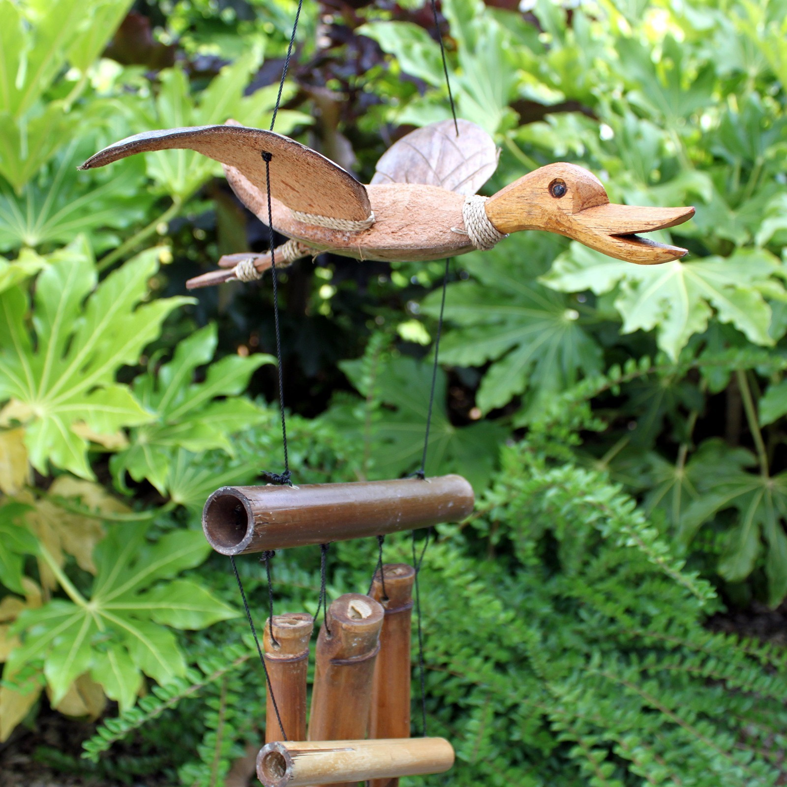 Carillon éolien en bambou - Canard