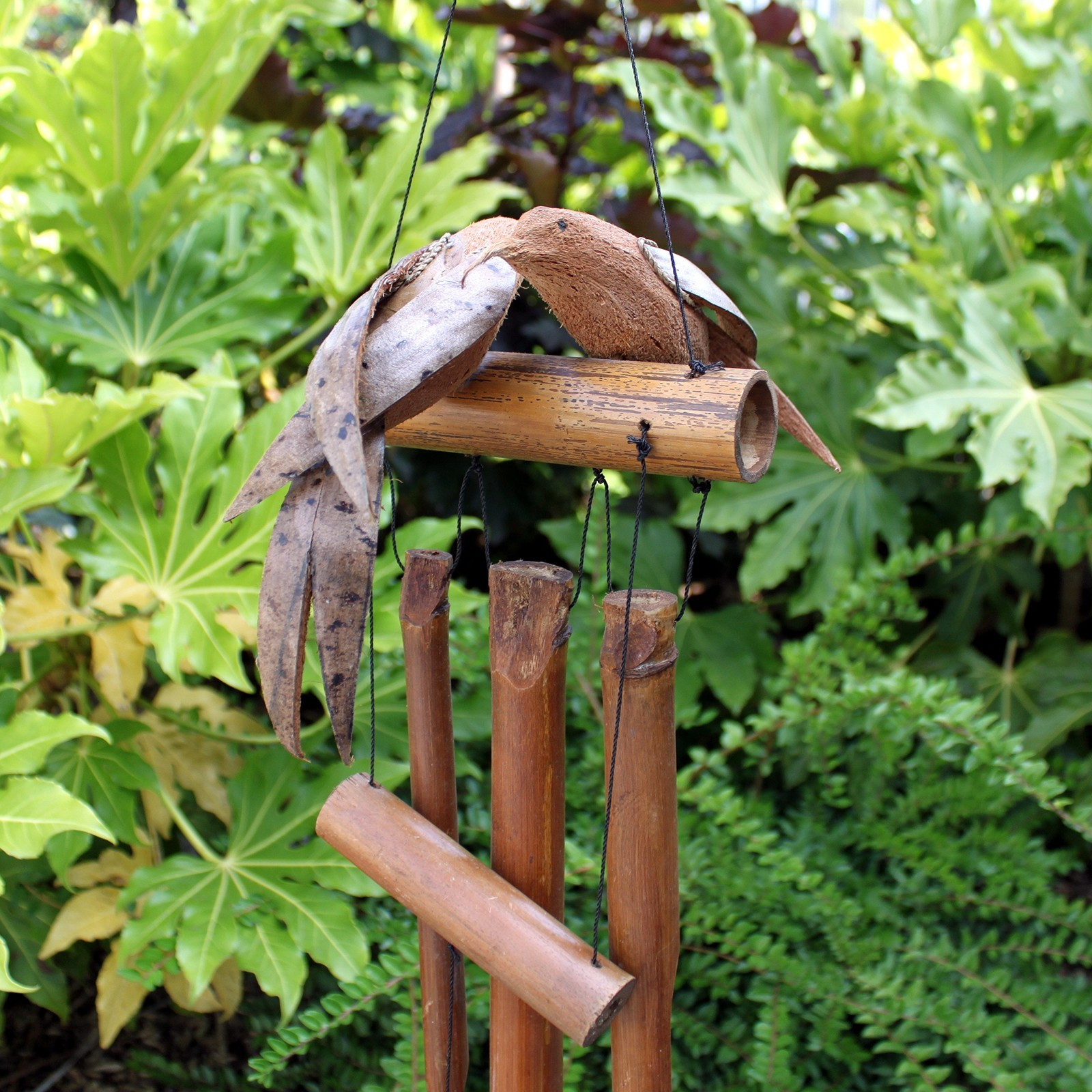 Carillon éolien en bambou -  Tendresse d'Oiseaux