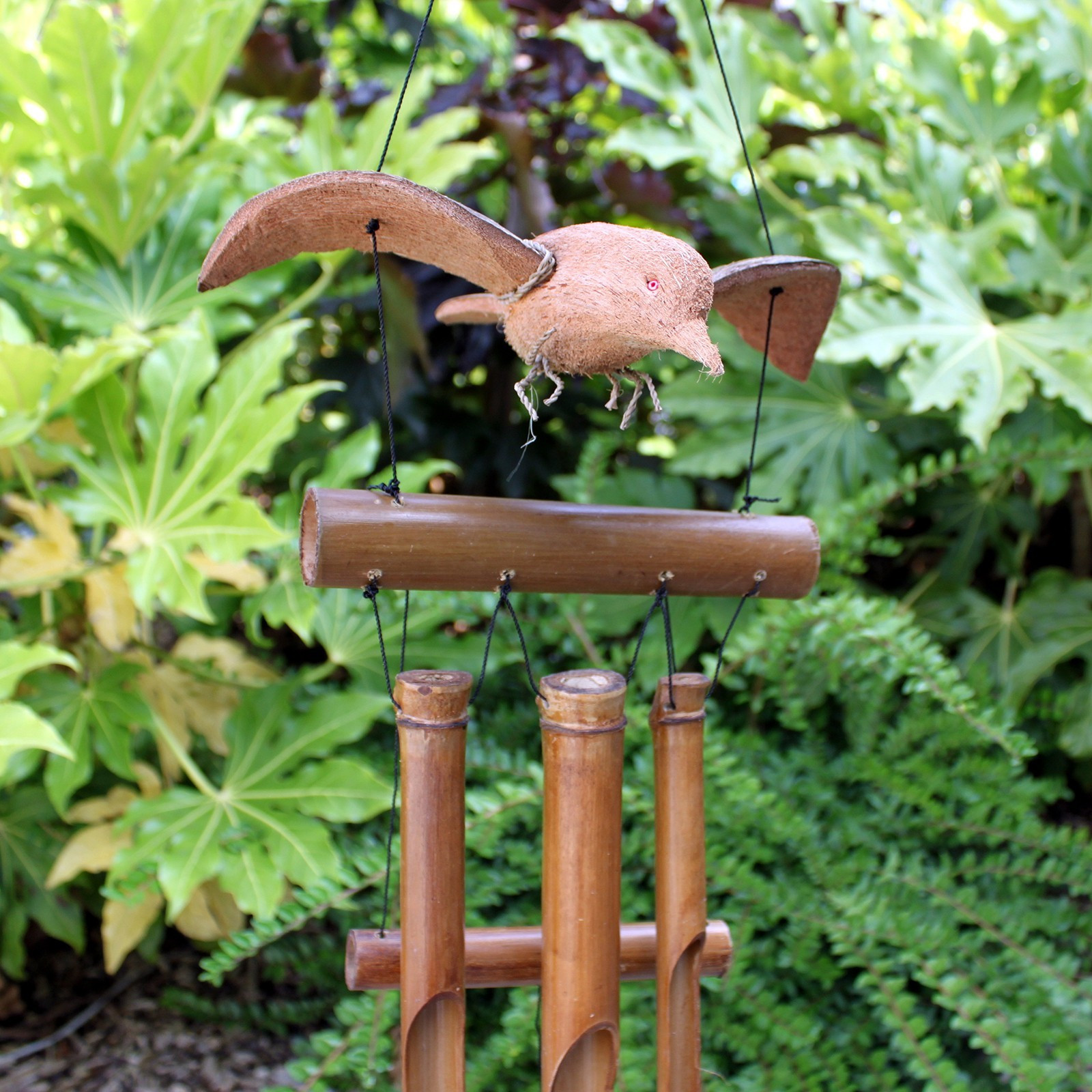 Carillon éolien en bambou -  Hirondelle
