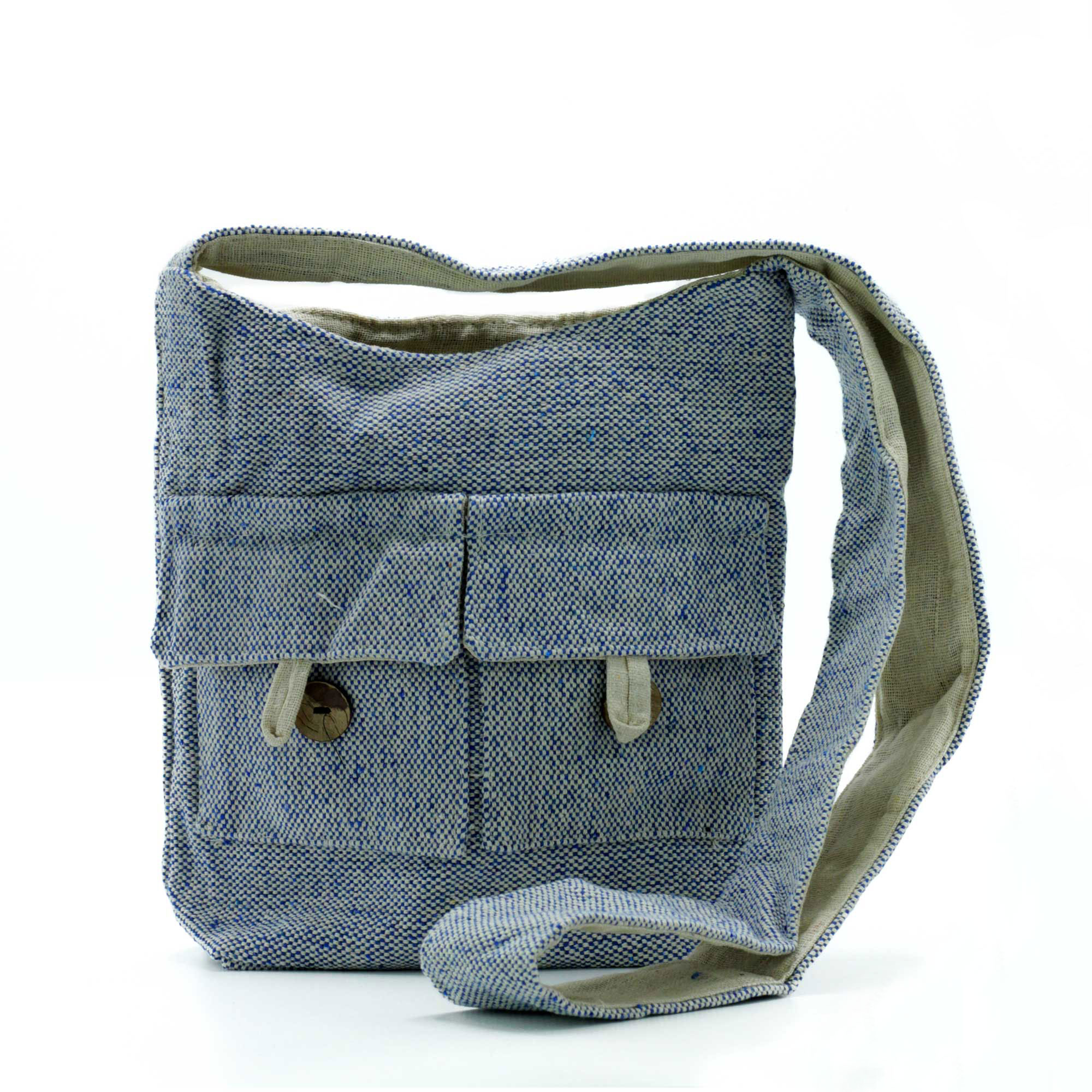 Sac bandoulière denim en coton - écolo chic 
