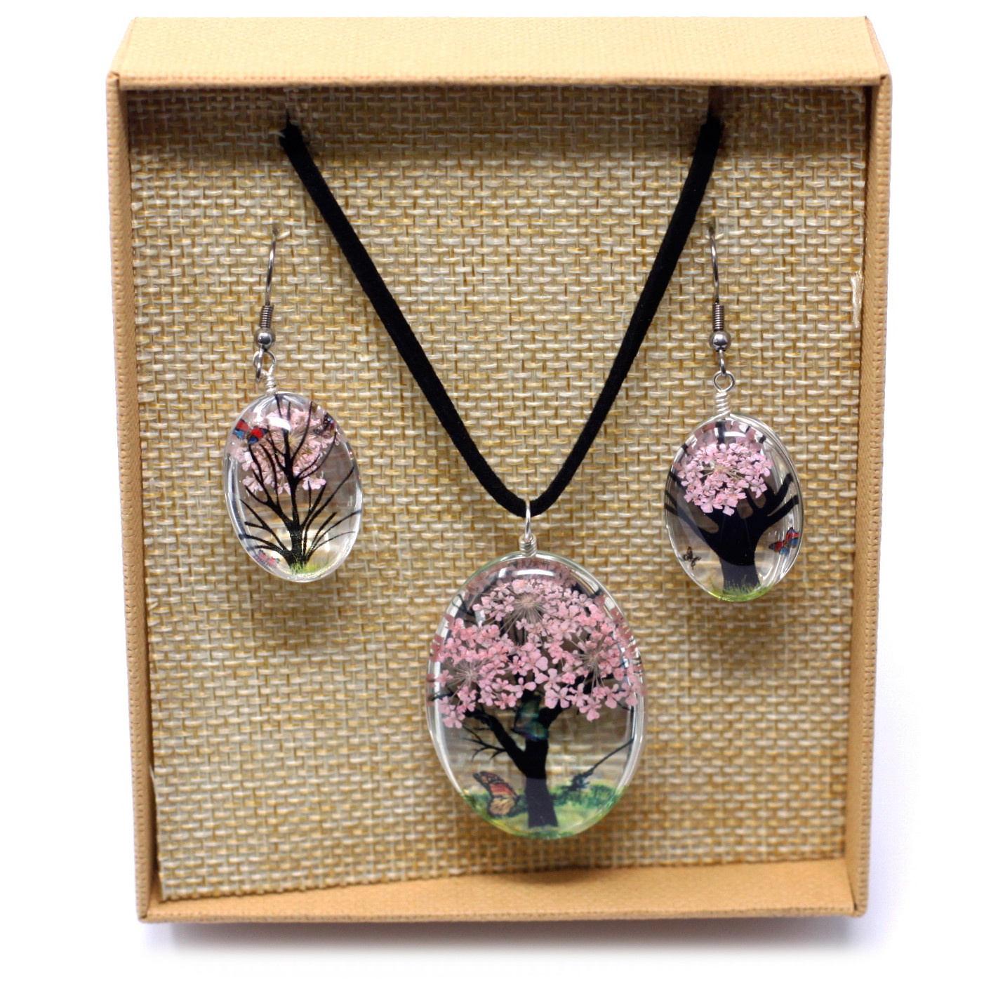 Parure de fleurs naturelles  - Rose