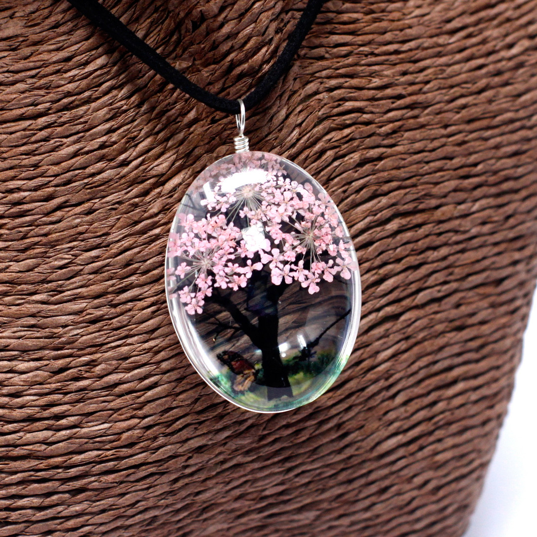 Parure de fleurs naturelles  - Rose