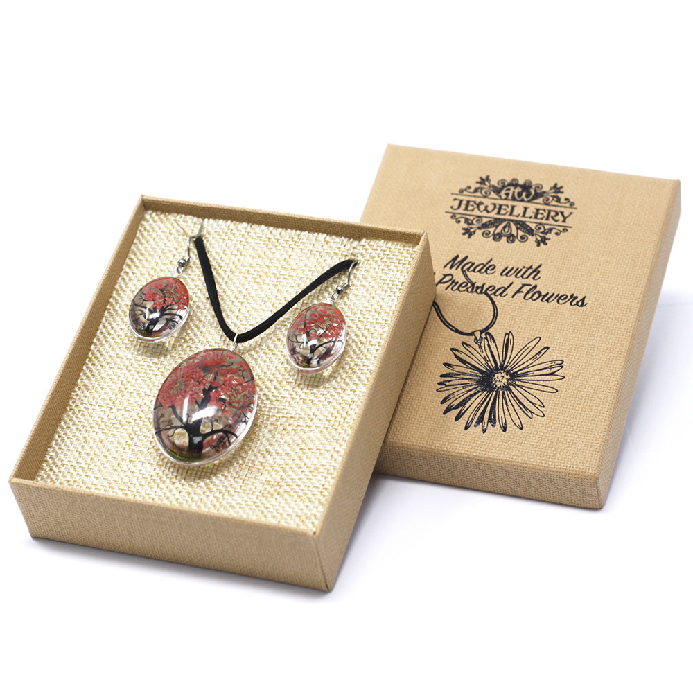 Parure de fleurs naturelles  - Corail