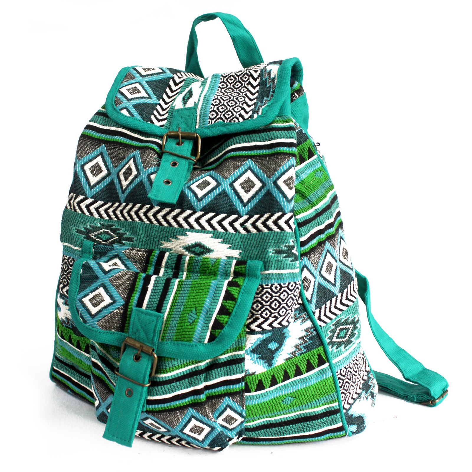 Sac à dos ethnique - Vert