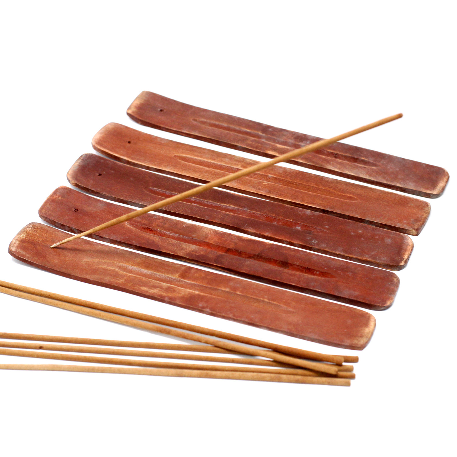 Porte-Encens en Bois de Manguier - Artisanat Indien