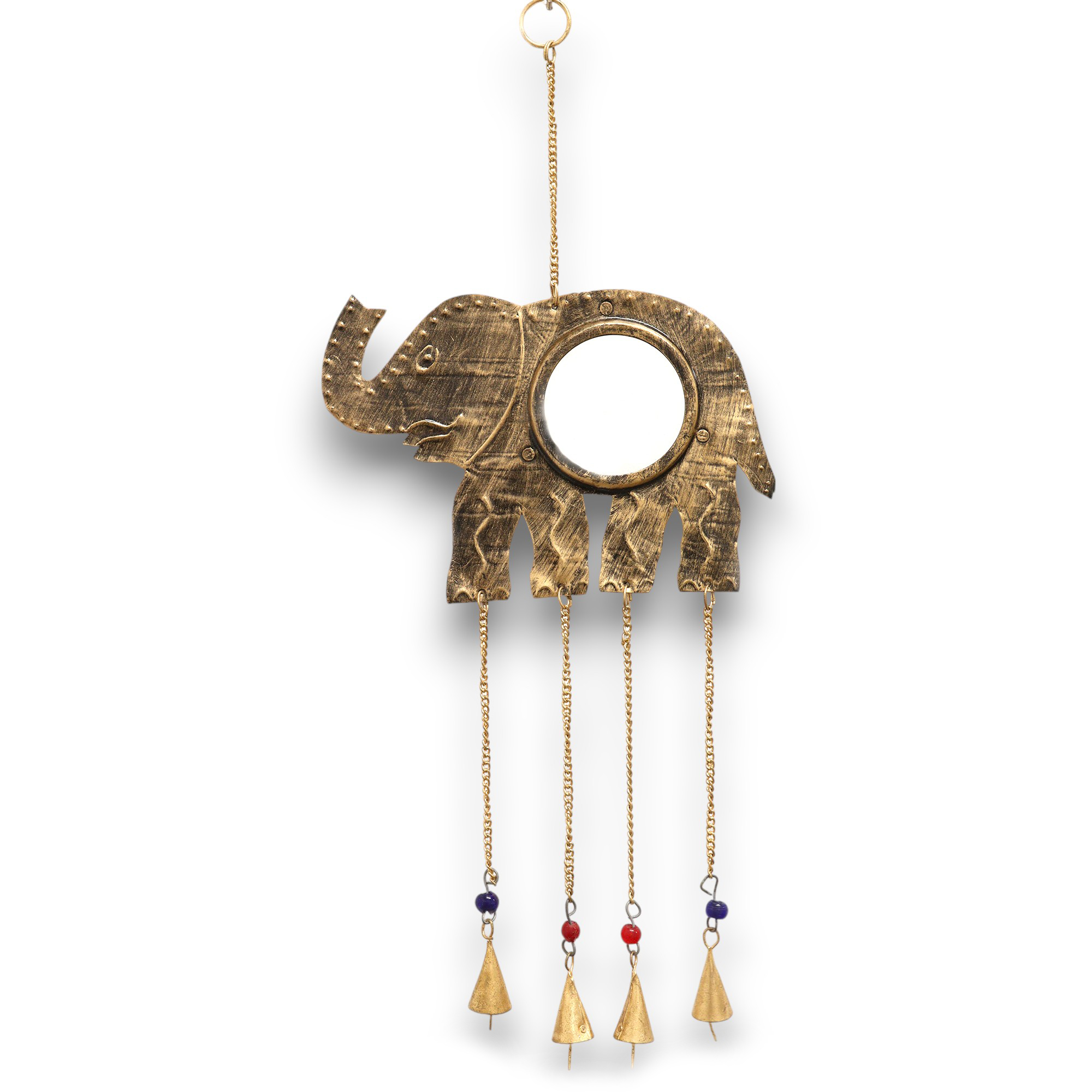 Carillon éolien à cloche miroir - Elephant