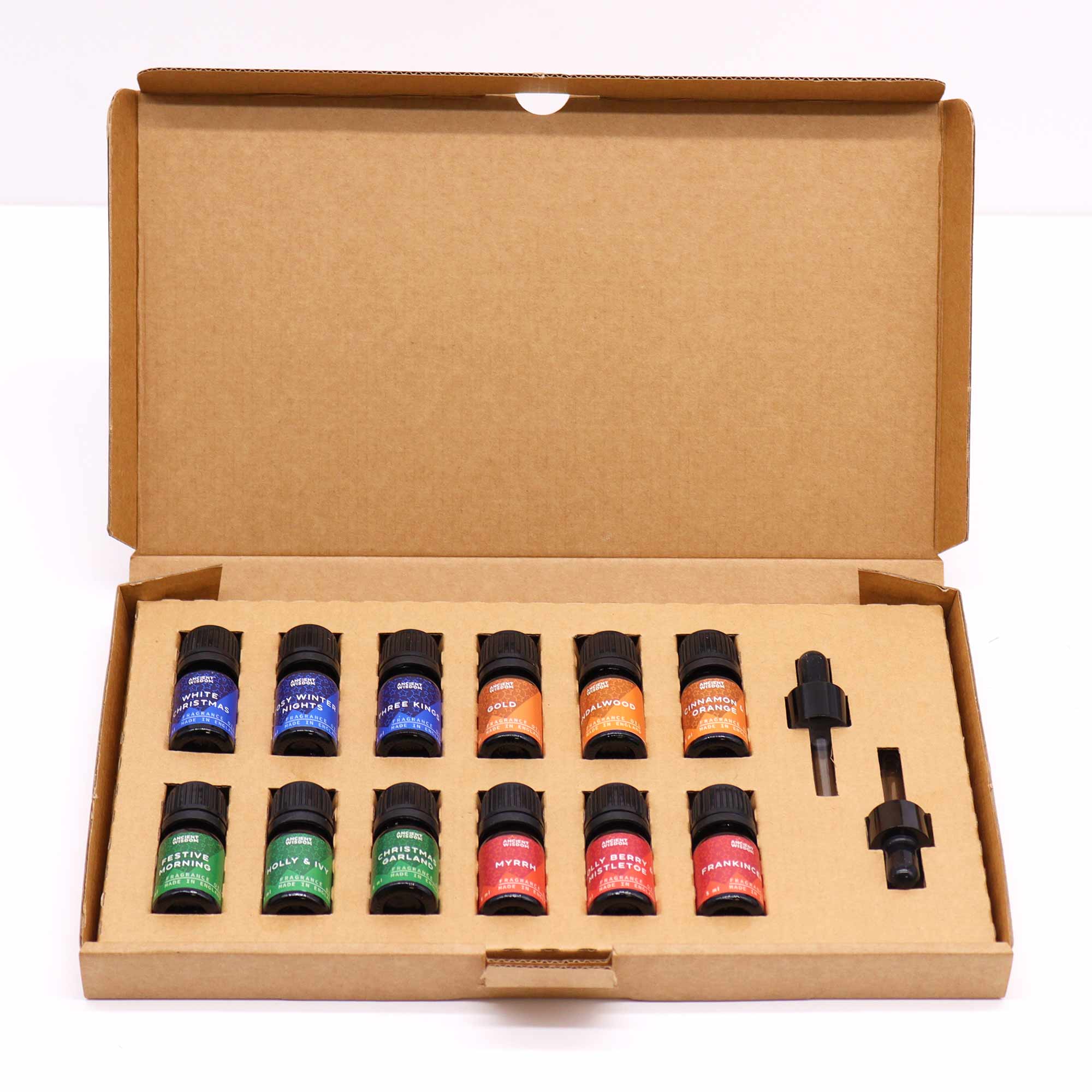 Coffret 12 huiles parfumées Délices de Fête