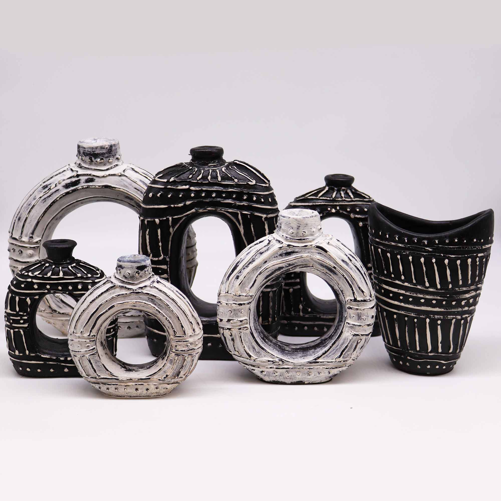 Vase CERCLE - en Céramique de Lombok