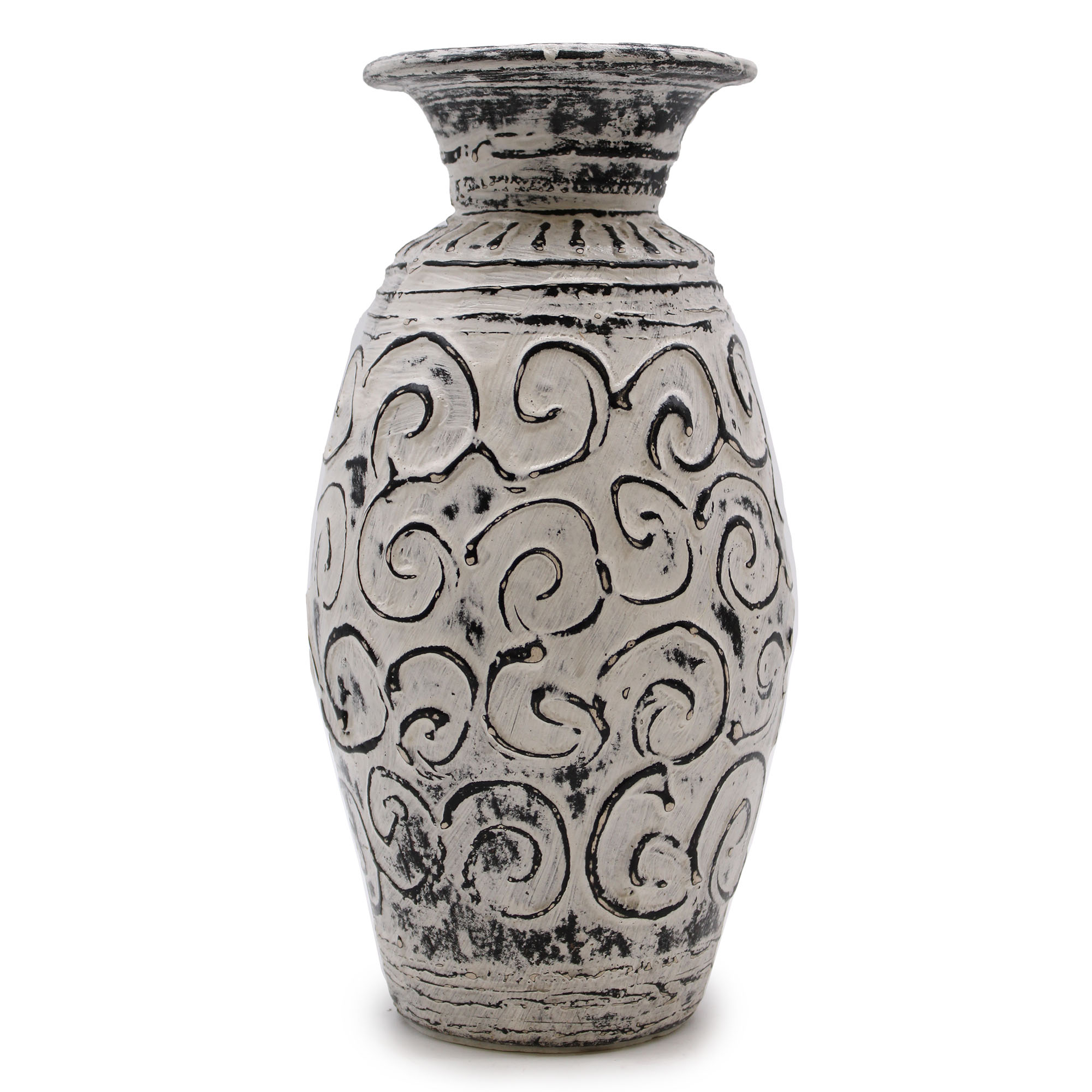 Vase ANTIQUA - Céramique de Lombok – Terre Cuite (32 cm)
