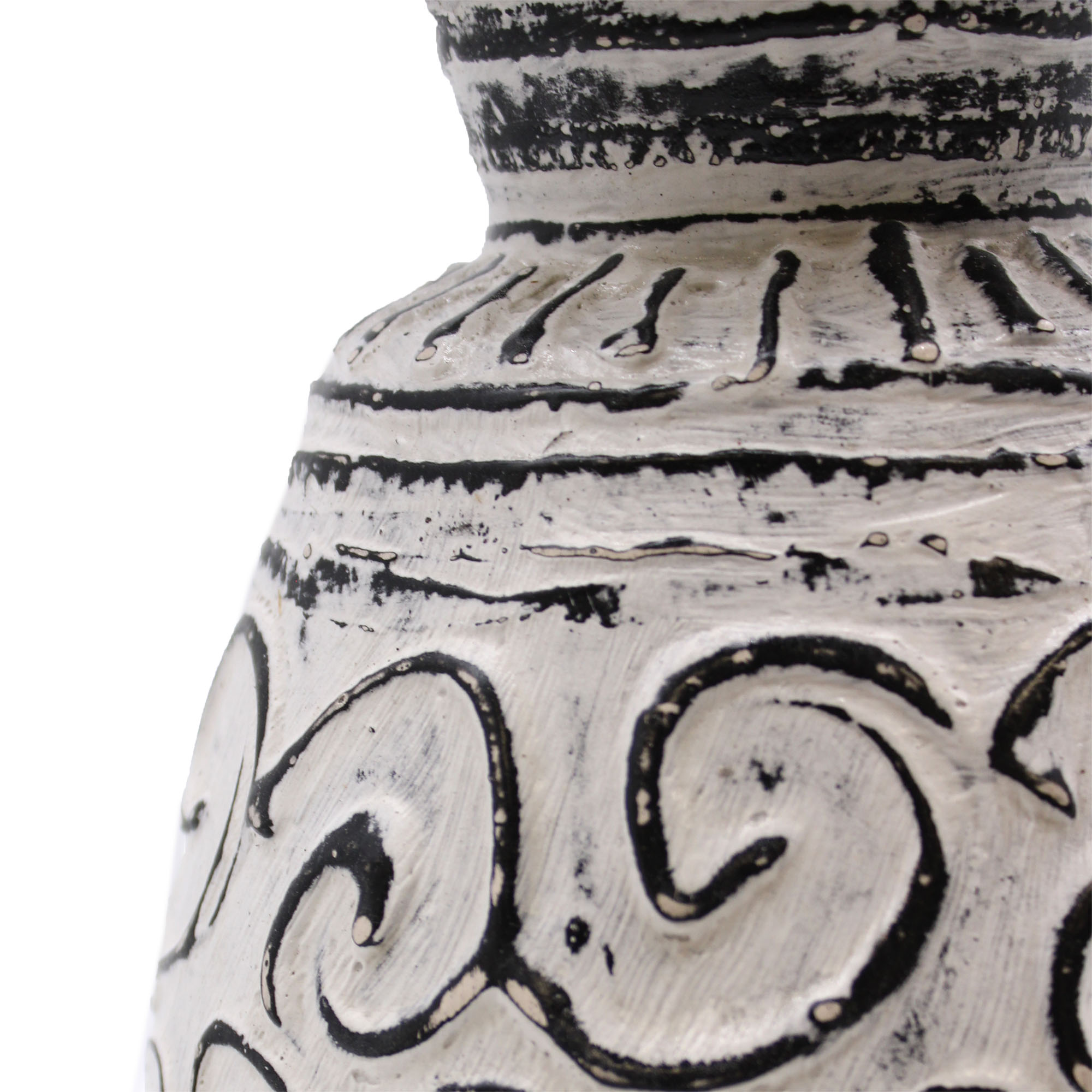  Vase ANTIQUA - Céramique de Lombok – Terre Cuite (32 cm) 