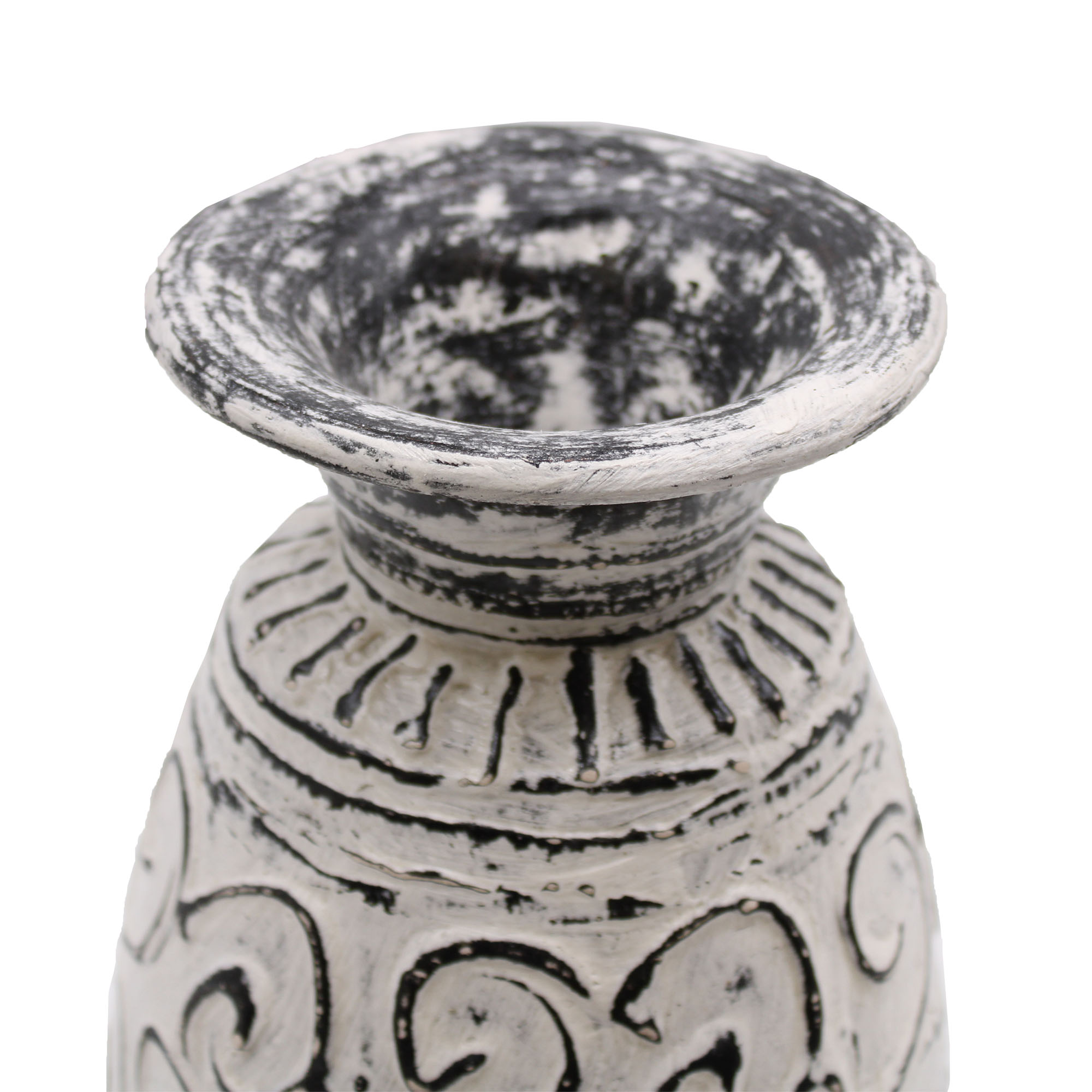  Vase ANTIQUA - Céramique de Lombok – Terre Cuite (32 cm) 