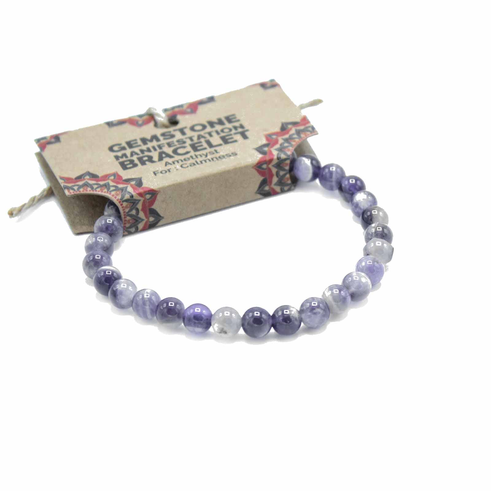 Bracelet Pierres semi-précieuses – Améthyste – Calme