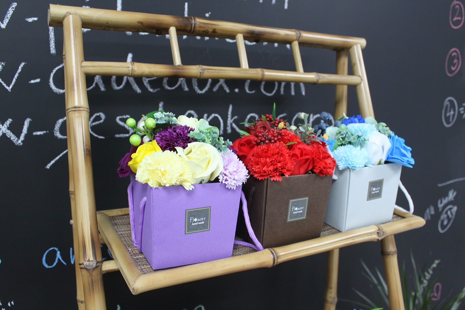 Bouquet de Fleurs de Savon – Jardin poétique