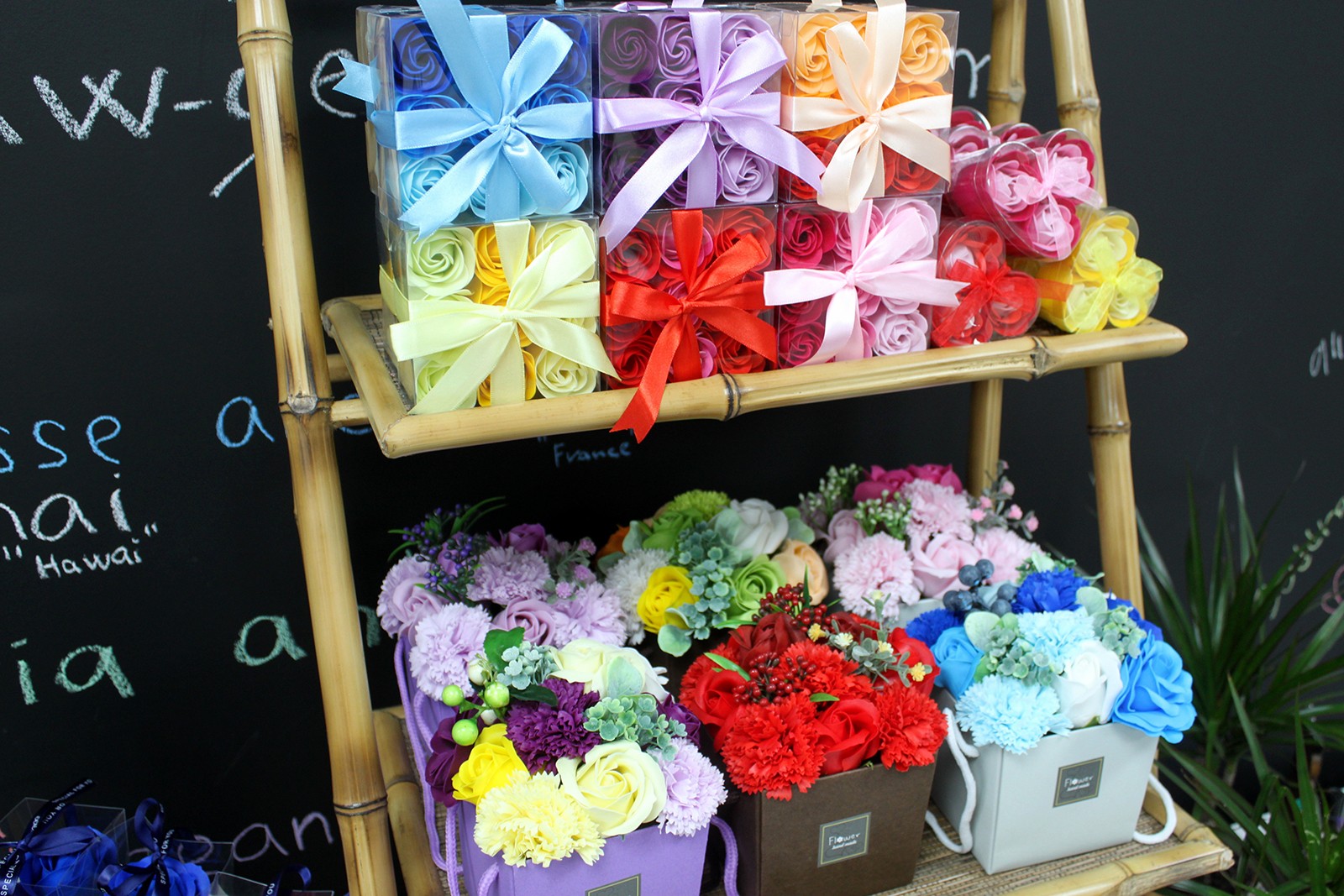 Bouquet de Fleurs de Savon – Jardin poétique
