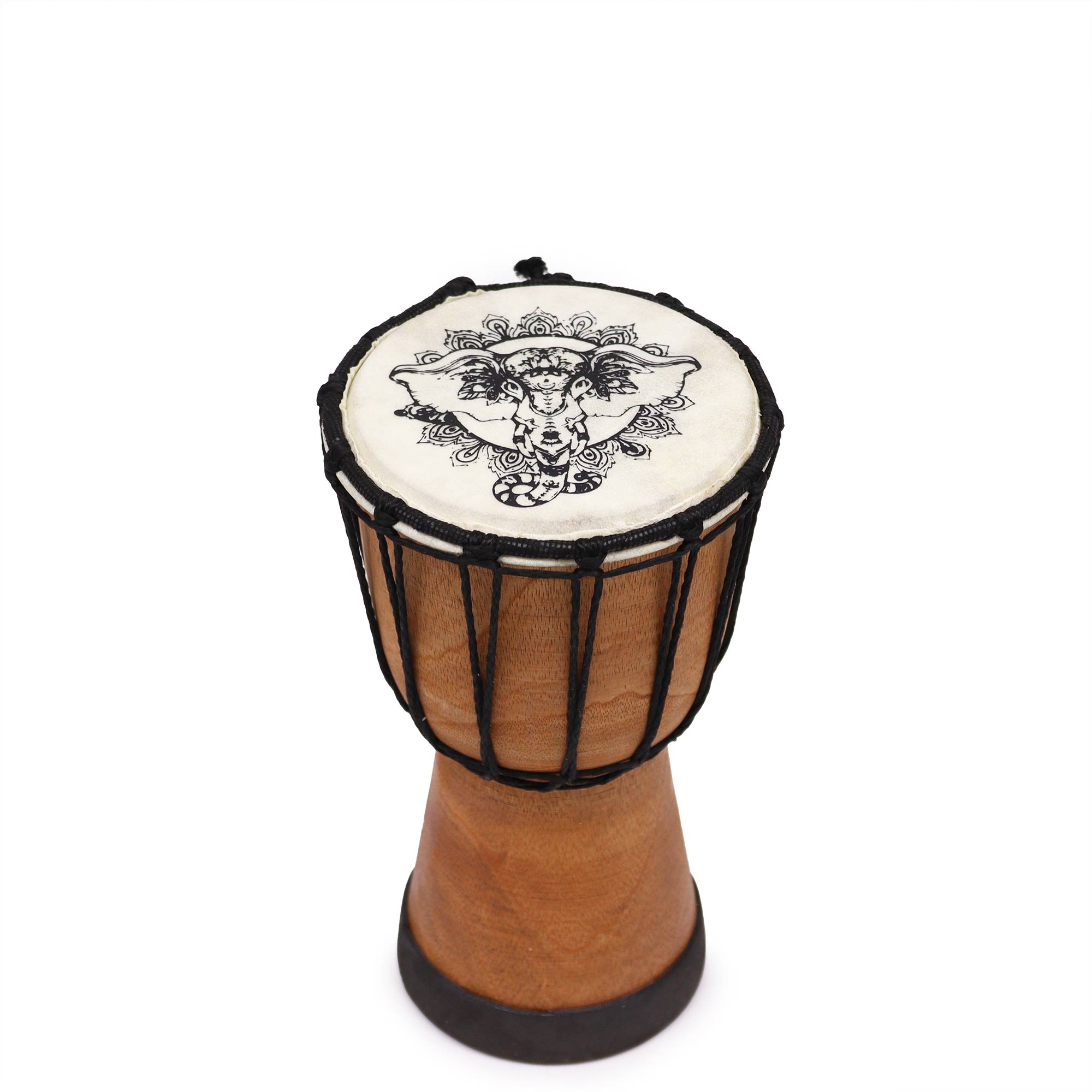 Tambour Djembé 20 cm – Motif Éléphant