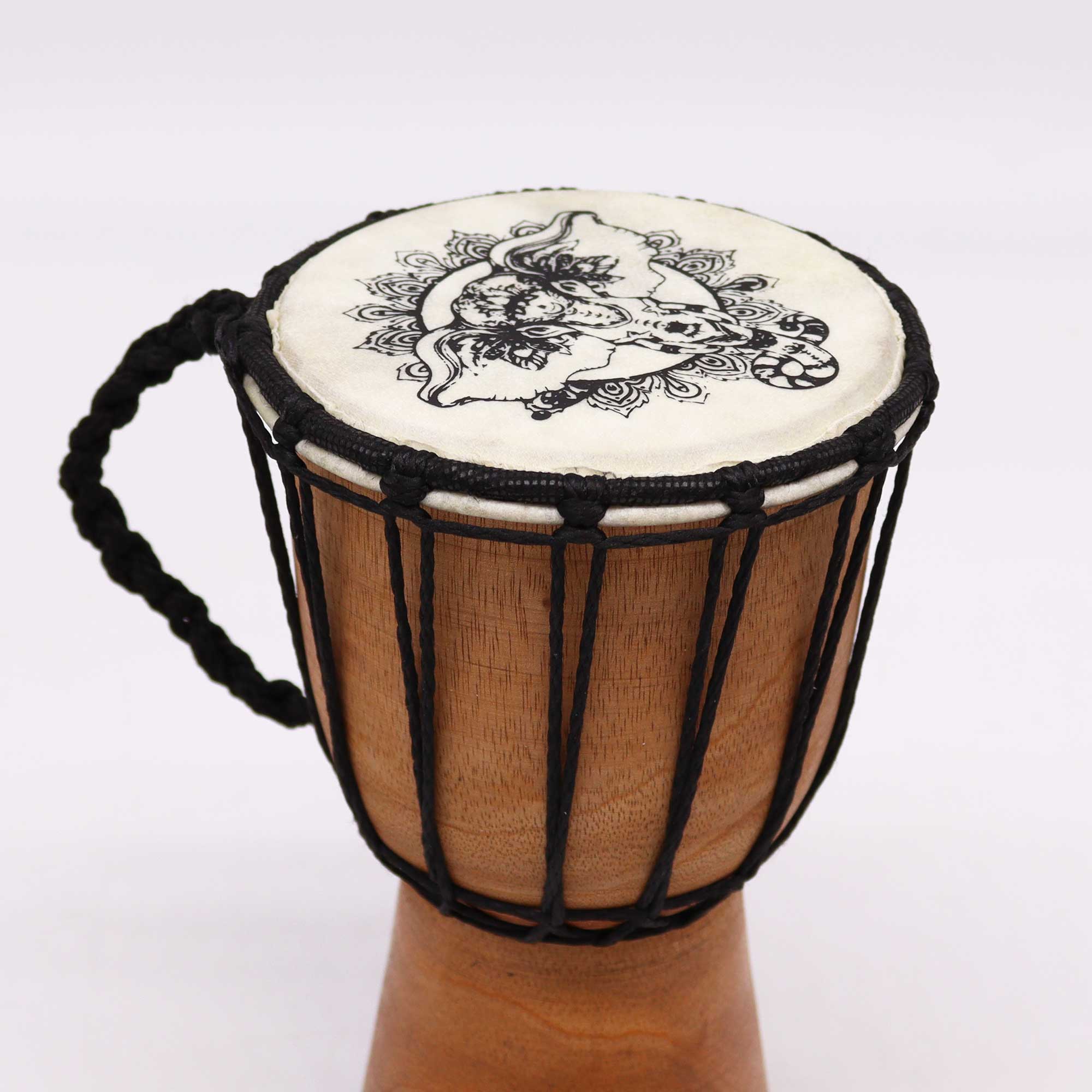 Tambour Djembé 20 cm – Motif Éléphant