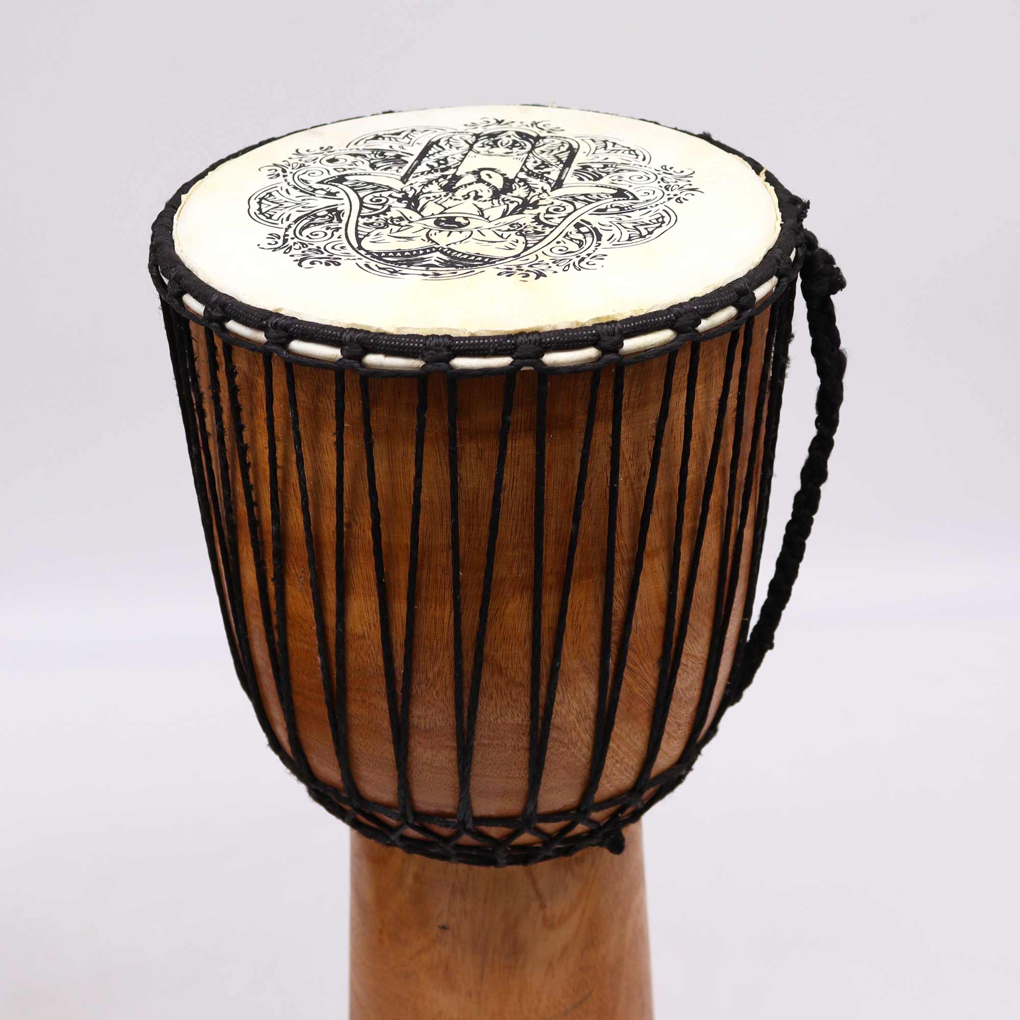 Tambour Djembé 50 cm – Motif main de fatma 