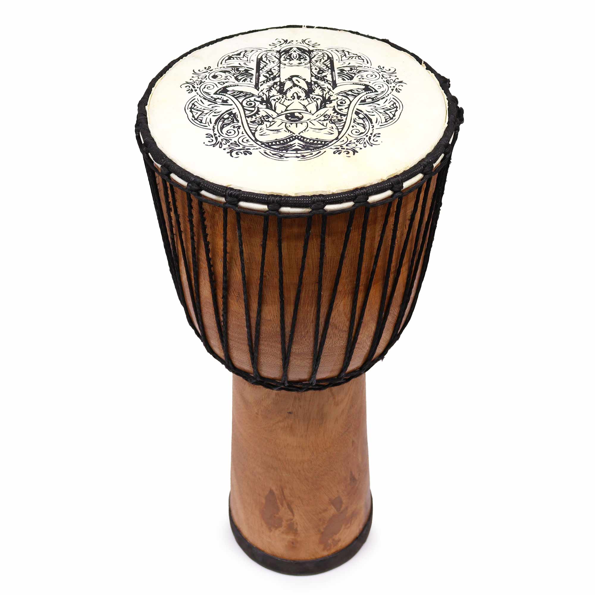 Tambour Djembé 50 cm – Motif main de fatma 