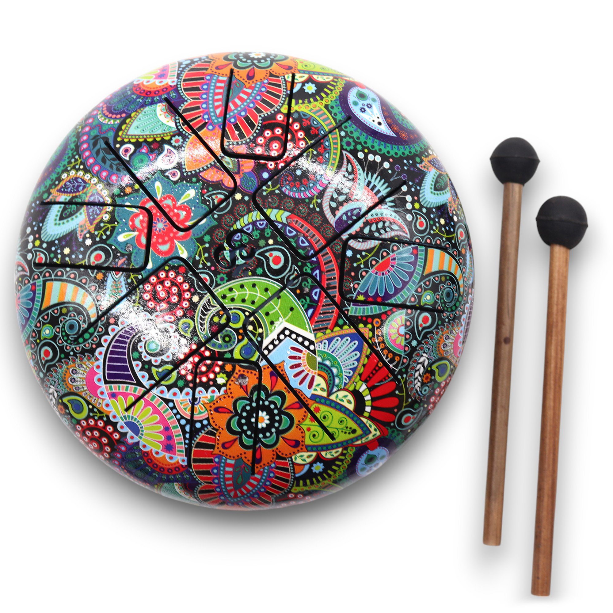 Tambour à langue d'acier - Happy Omm - 18cm