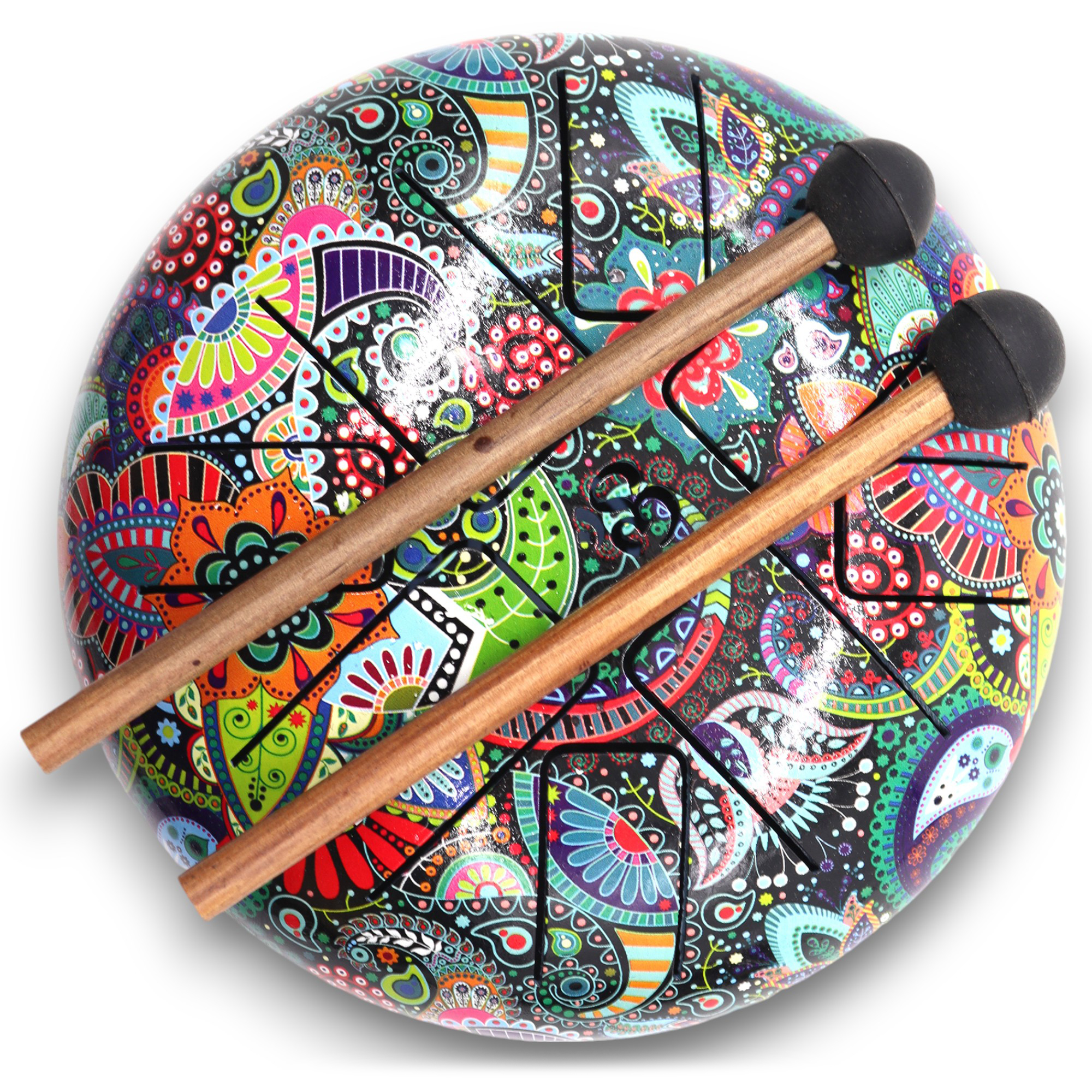 Tambour à langue d'acier - Happy Omm - 18cm