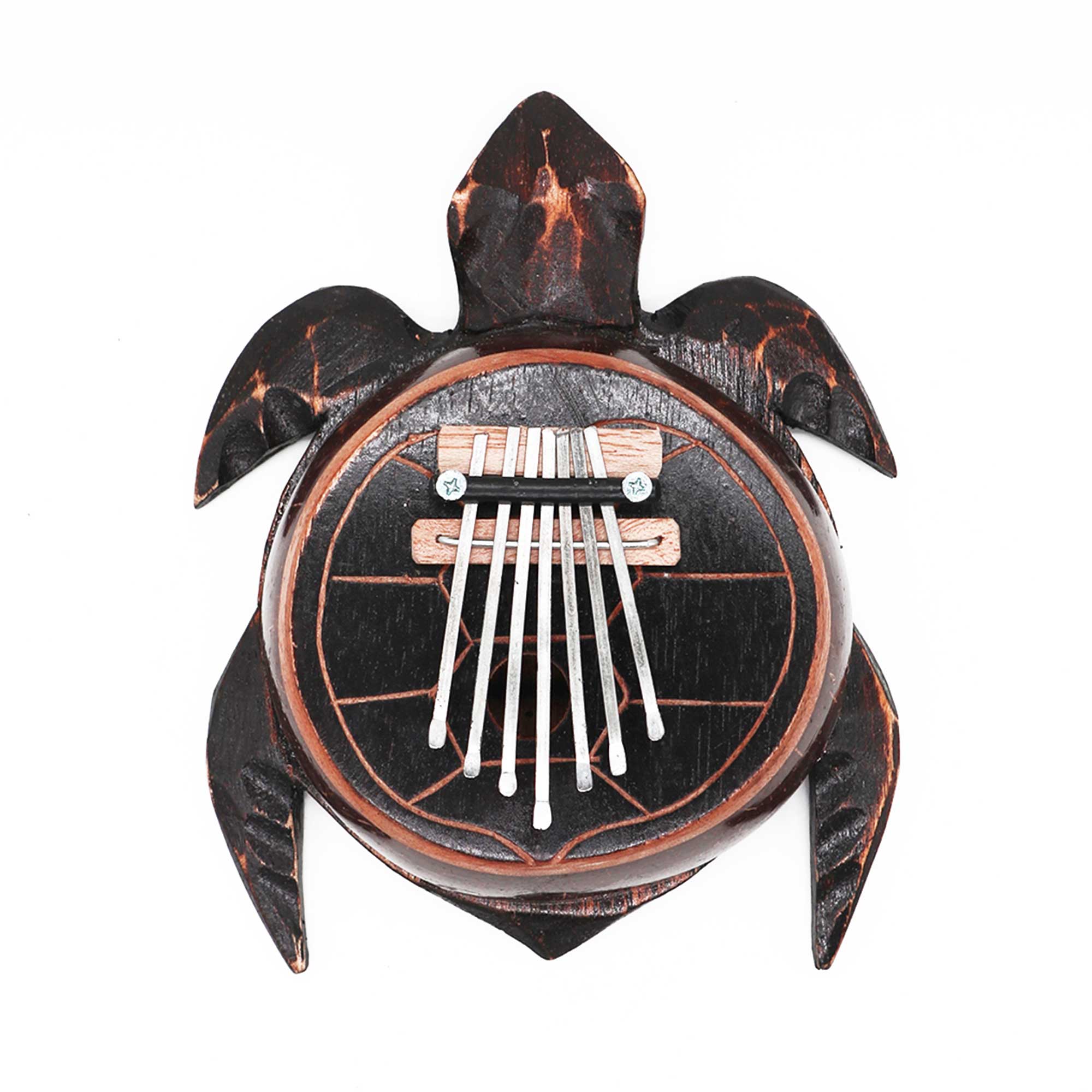 Kalimba Tortue Antique Noix de Coco 