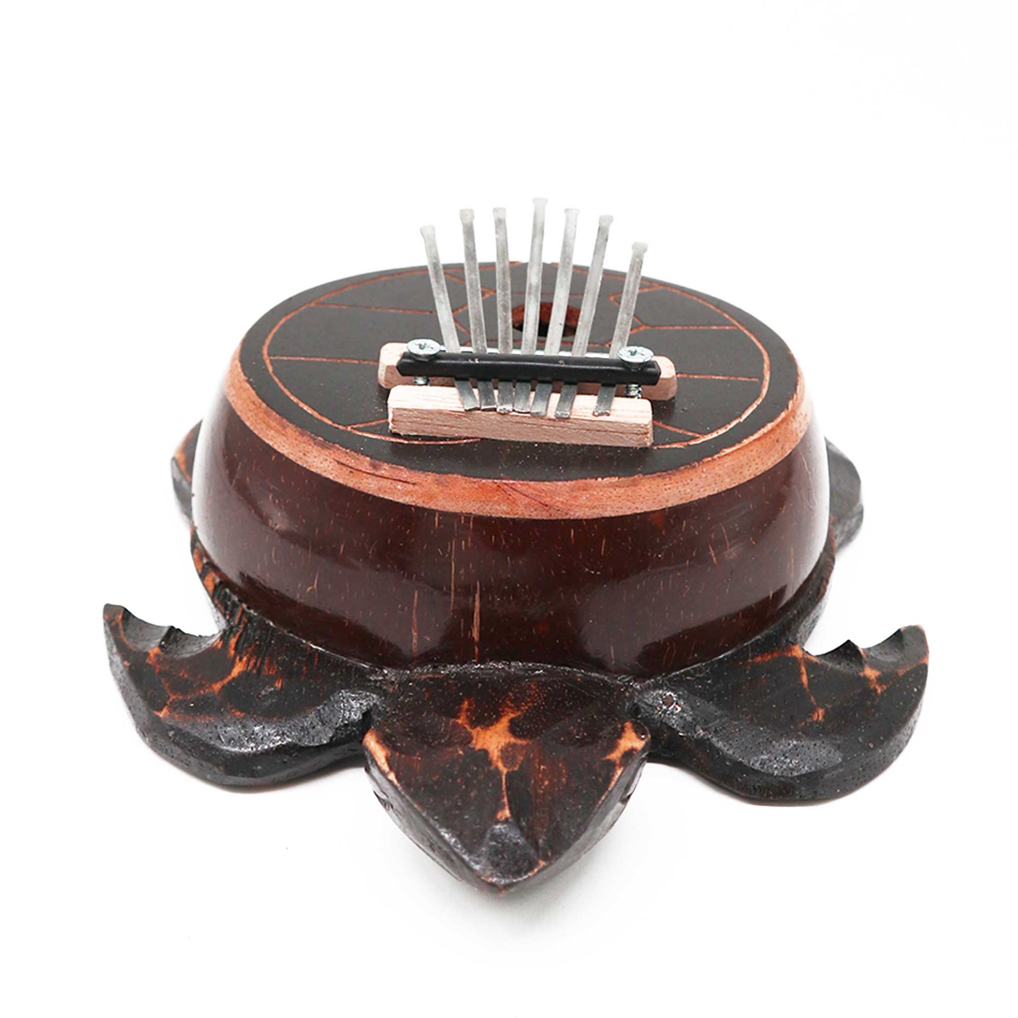 Kalimba Tortue Antique Noix de Coco 