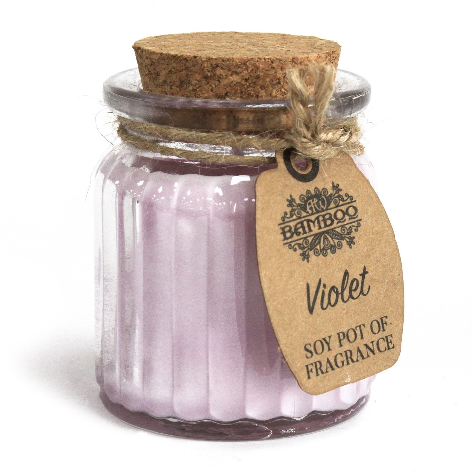 Bougie de soja parfumée – Violette