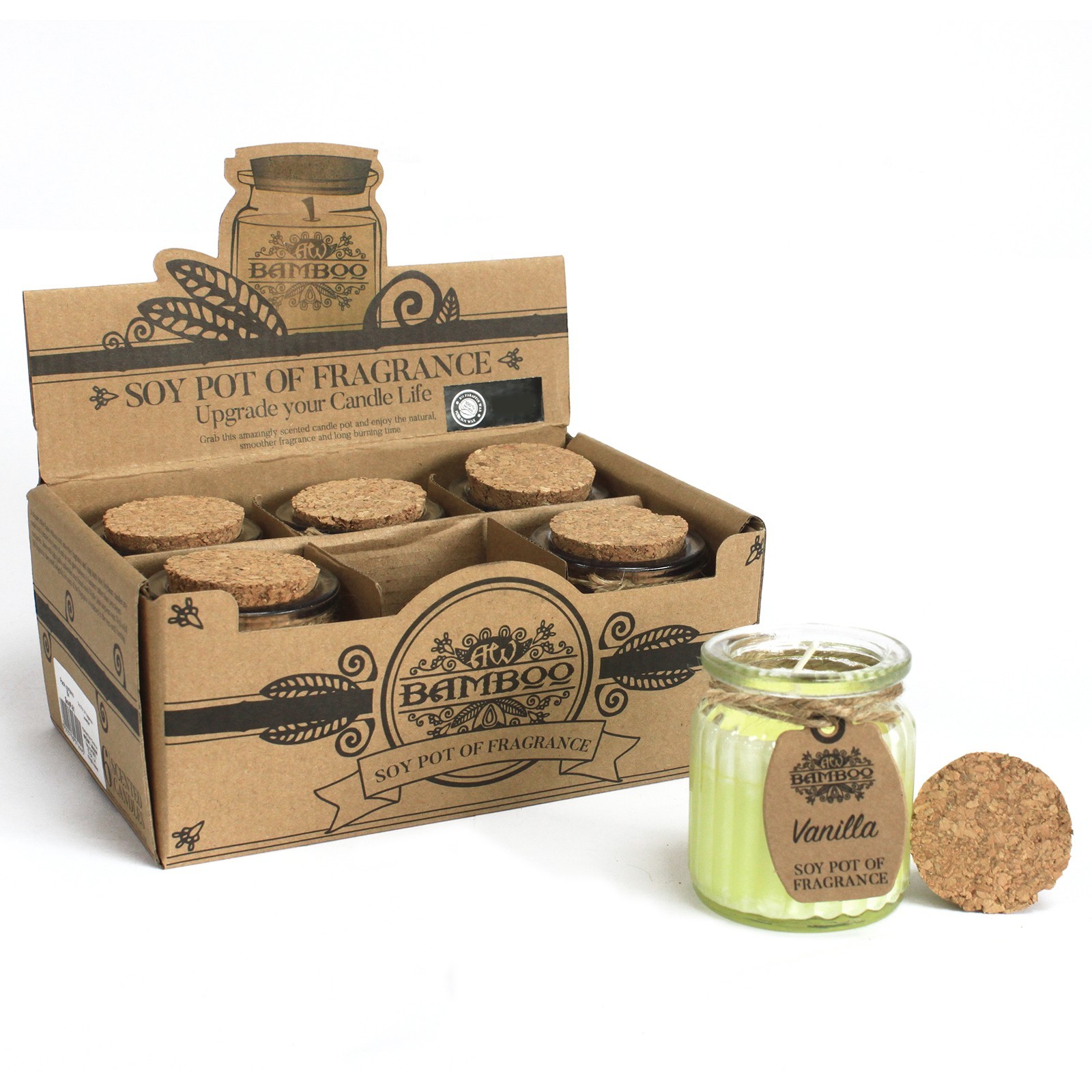 Bougie de soja parfumée– Vanille